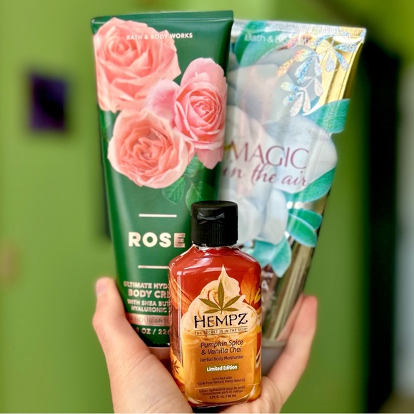 Hempz Other - Bath & Body Works + Hempz Hand & Body Lotion Set of 3 Floral & Seasonal Scents
